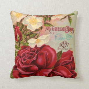 Coussin américain MoJo du catalogue des Roses Vin