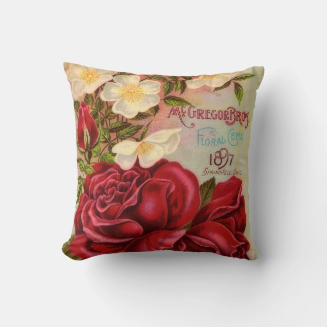 Coussin américain MoJo du catalogue des Roses Vint (Recto)