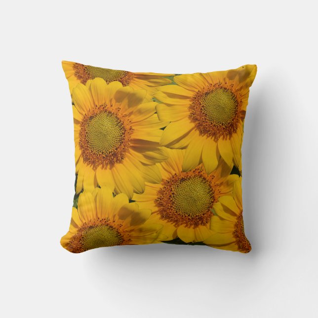 Coussin américain Sunflower MoJo (Recto)