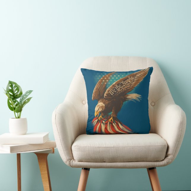Coussin Américaine vintage (Chaise)