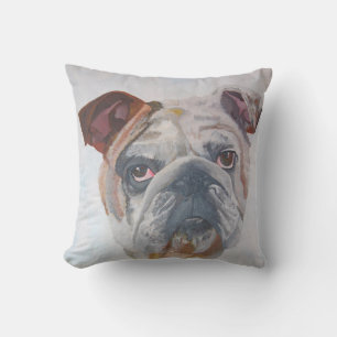Coussin American Bulldog Artistic Pet Portrait