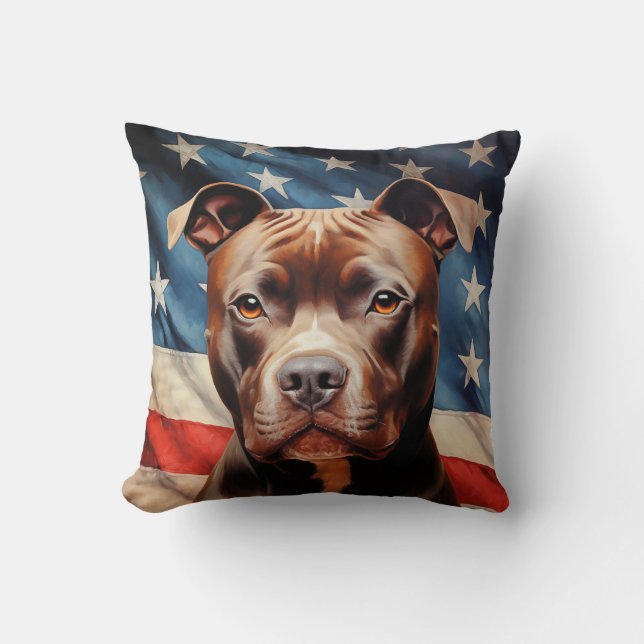 Coussin American Pit Bull Terrier (Recto)