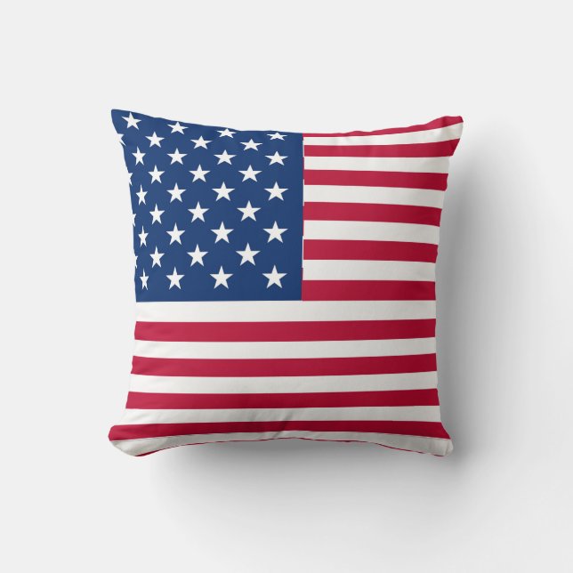 Coussin American USA Flag Pride Design-76353 (Recto)