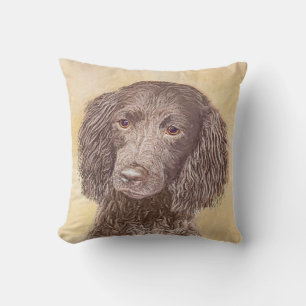 Coussin American Water Spaniel Peinture - Original Dog Art