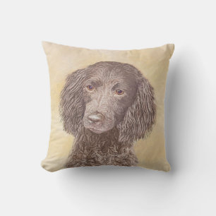 Coussin American Water Spaniel Peinture - Original Dog Art