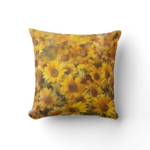 American Wild Flower Desert Sunflower Coque Coussi
