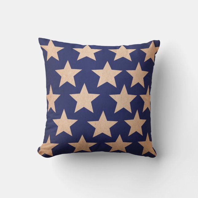 Coussin Americana Vintage Stars (Recto)