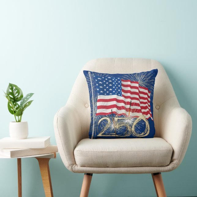 Coussin America's 250th Birthday With Sparklers (Chaise)