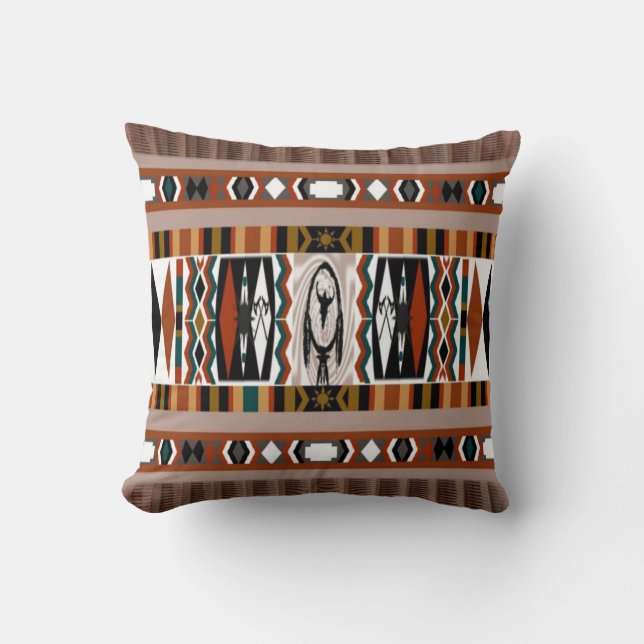 Coussin Amérindien Dreamcatcher (Recto)