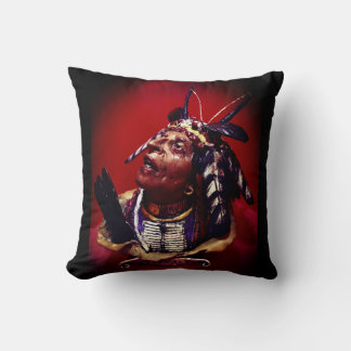 Coussin Amérindien "Homme-Médecine"