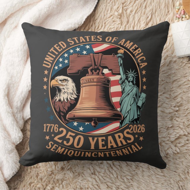 Coussin Amérique 250 Ans (Couverture)