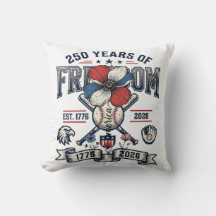 Coussin Amérique Fleuriste Patriotique Vintage Vector Desi