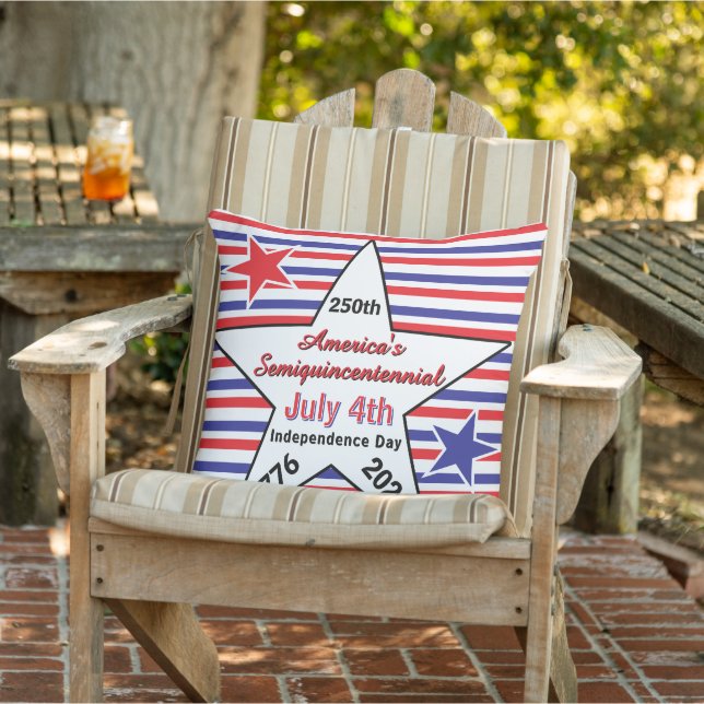 Coussin Amérique Semiquincentennial Terre de la liberté (Chaise)
