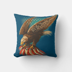 Coussin Amérique vintage