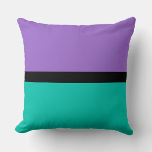 Coussin Amethyst & Amazonite Solid Color Arrière - plan