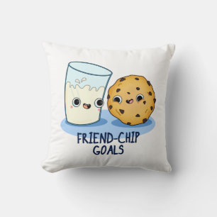 Coussin Ami-Chip Buts Drôle Lait Cookies Pun