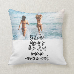 Coussin Amis Cadeau pour amis à longue distance
