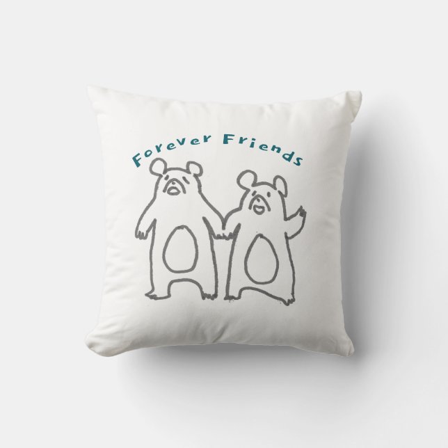 Coussin Amis des animaux (Recto)