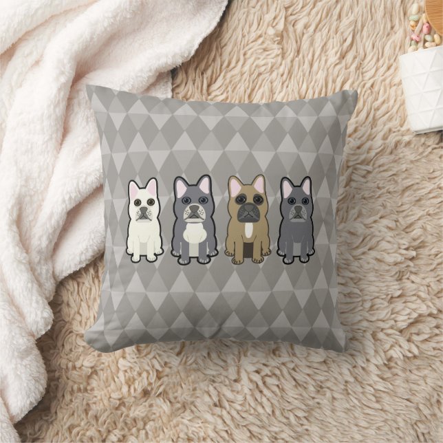Coussin Amis Frenchie (Couverture)