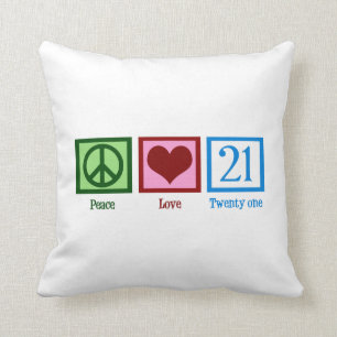 Coussin Amour 21 de paix