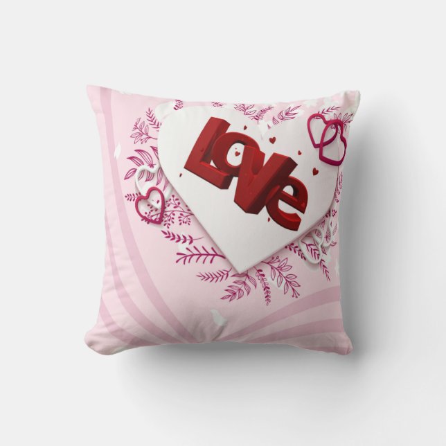 Coussin Amour 3D (Recto)