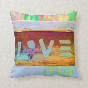 Coussin Amour Boho de Bohème hippie