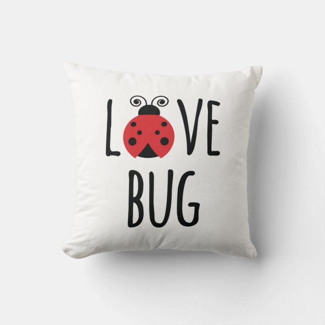 Coussin Amour Bug (Recto)