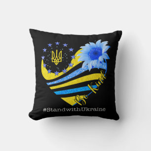 Coussin Amour Coeur Ukraine Soyez Stable Avec Ukraine Ukra