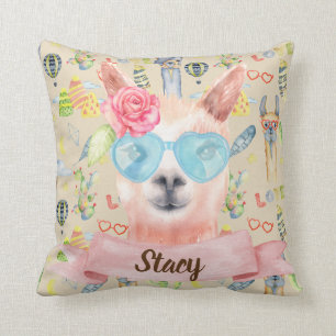 Coussin Amour d'alpaga