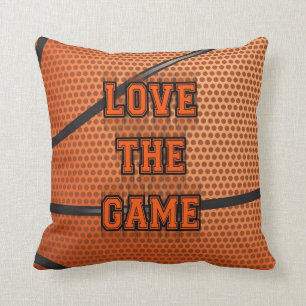 Coussin Amour de basket-ball le jeu