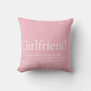 Coussin Amour de Girlfriend Cœurs Roses