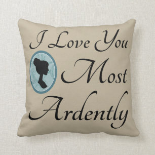 Coussin Amour de Jane Austen que vous vous reposez le plus