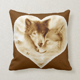 Coussin Amour de loup