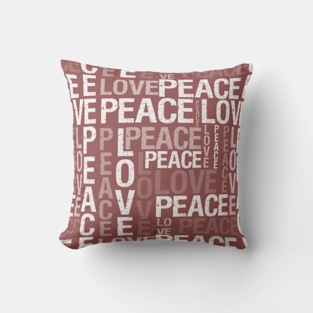 Coussin Amour de paix de Bourgogne (Recto)