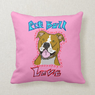 Coussin Amour de pitbull