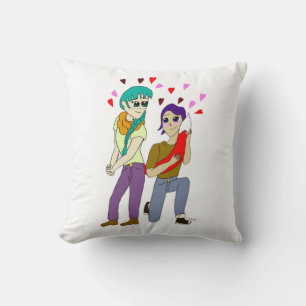 Coussin amour de queue