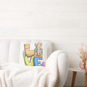 Coussin Amour, décoration de Pâques