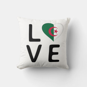 Coussin Amour - Drapeau Algérie