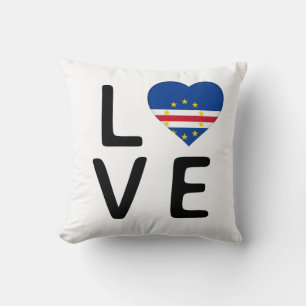 Coussin Amour - Drapeau du Cap Vert