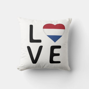 Coussin Amour - Drapeau Pays-Bas