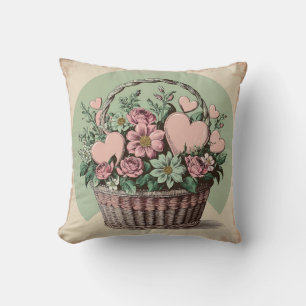 Coussin Amour durable, charme Vintage