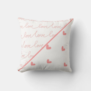 Coussin Amour et Coeurs Saint Valentin