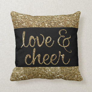 Coussin Amour et Parties scintillant joyeuse Effet brillan