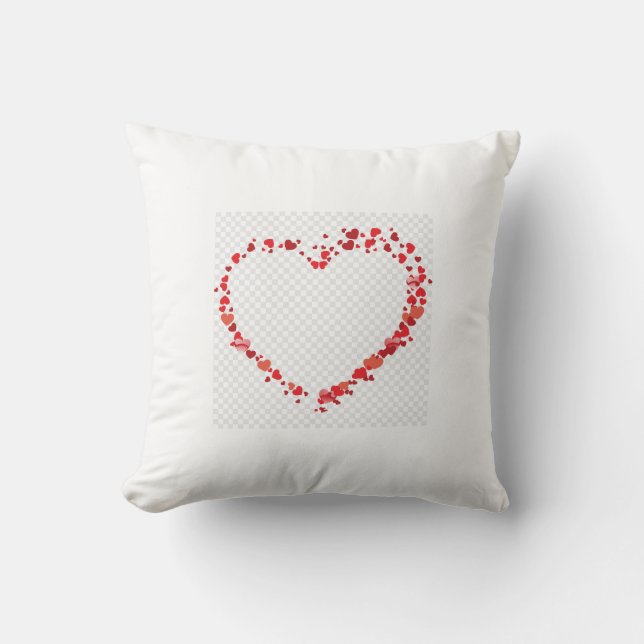 Coussin Amour et romance (Recto)