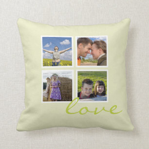 Coussin Amour fait sur commande du collage   de carreaux