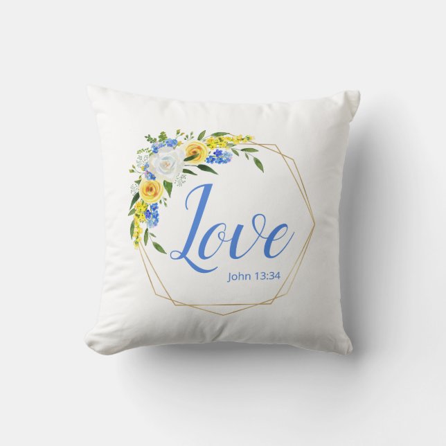 Coussin Amour Floral (Recto)
