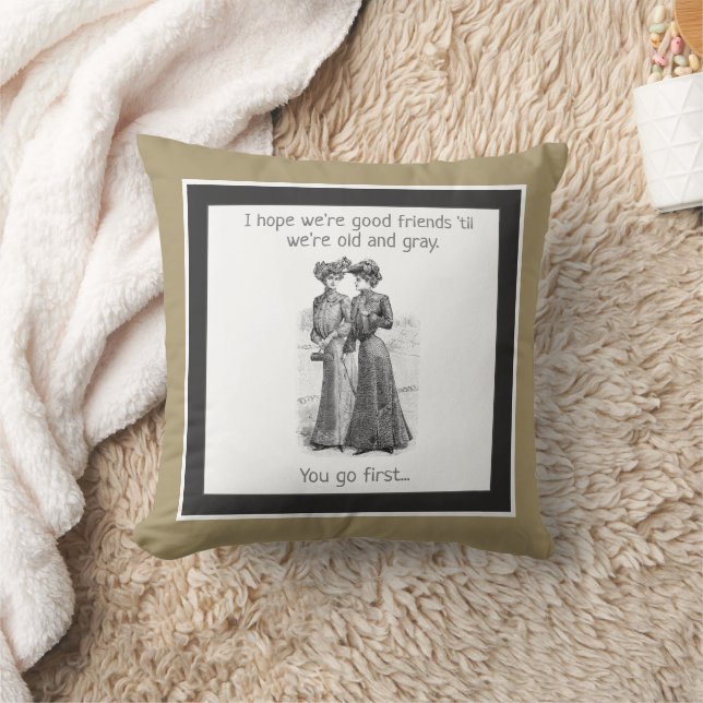 Coussin Amour Good Friends cadeau jeter l'oreiller (Couverture)