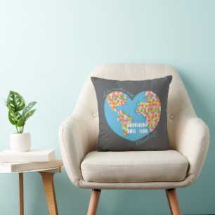 Coussin Amour Mère Terre Il N'Y A Pas De Planète B