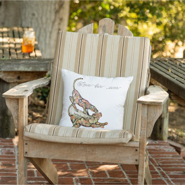 Coussin Amour pour la danse des tigres (Chaise)