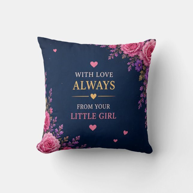 COUSSIN AMOUR POUR PAPA DE SES FILLES (Recto)